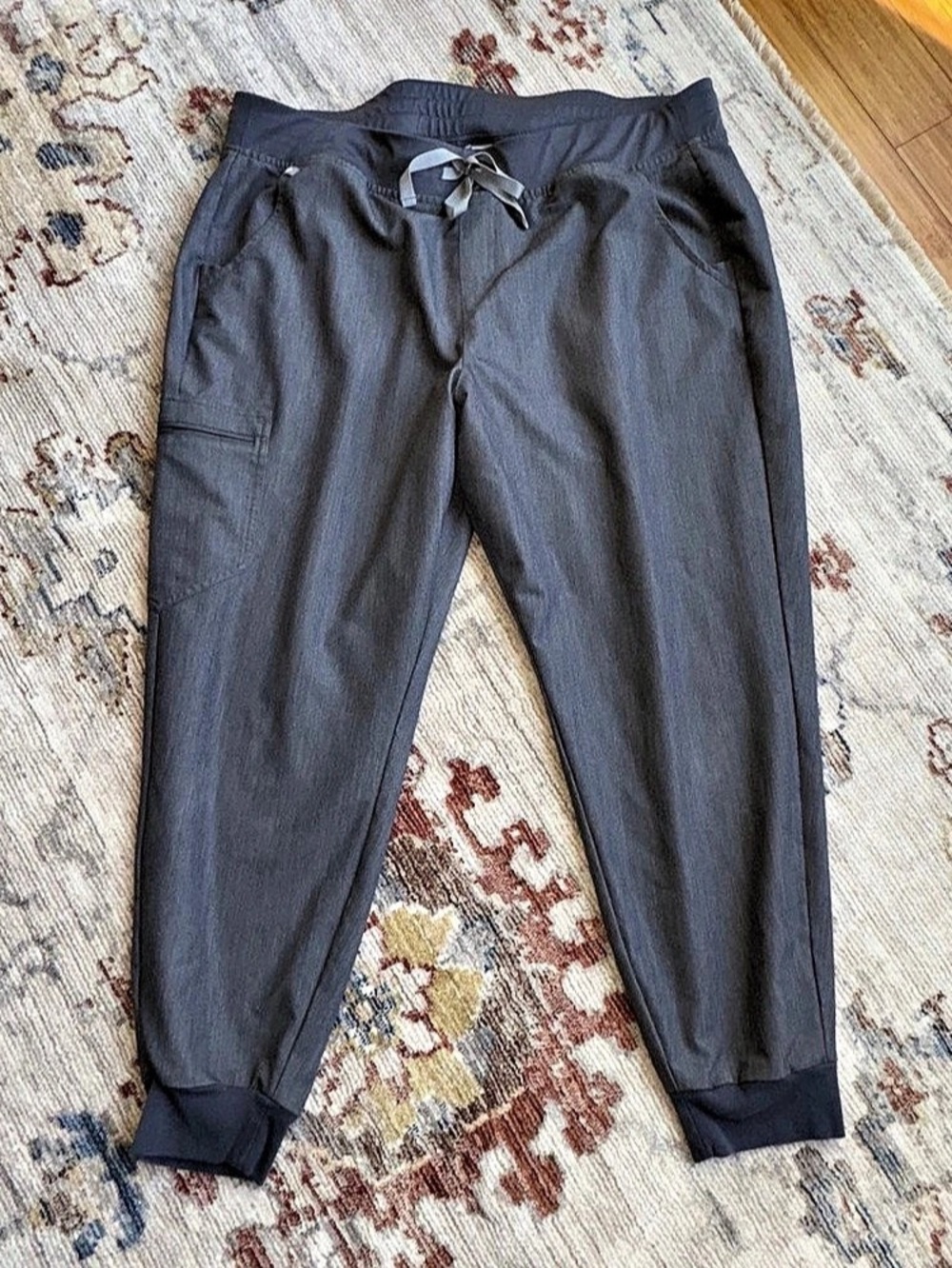 FIGS Zamora Jogger Scrub Pant Gray Jogger Pants XXL